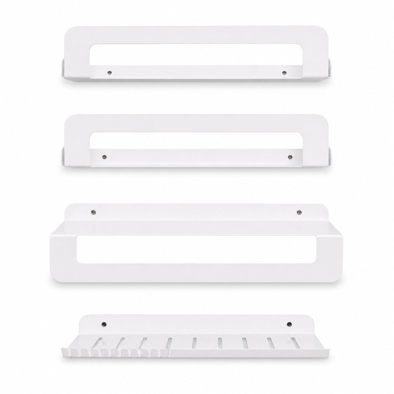 MS Flex 4 طقم رفوف معدنية 4 قطع — والقطعة الرابعة على اختيارك